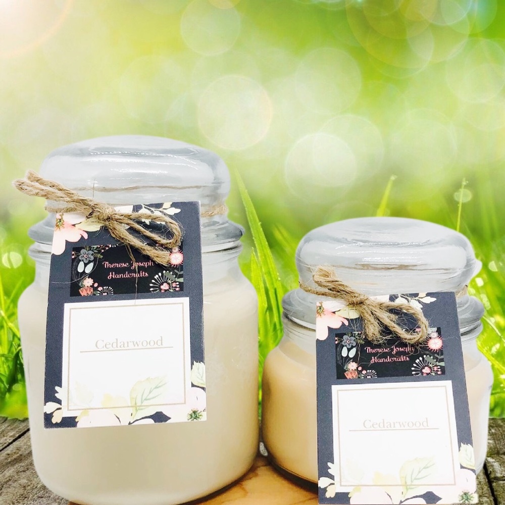 EVERYTHING MUST GO CLOSET CLEAR OUT 10oz CEDARWOOD SOY CANDLE